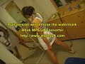 Girl dancing in mini dress