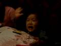 Little girl saying WHATEVERR
