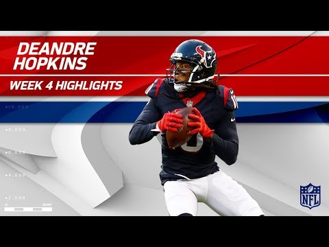Video: DeAndre Hopkins' 10 Grabs, 107 Yards & 1 TD | Titans vs. Texans | Wk 4 Player Highlights