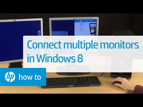 how to attach dual monitors
