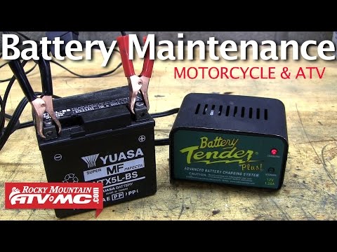 how to motorcycle battery charge