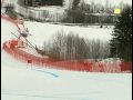 Lanzinger breaks his leg Lanzinger breaks his leg