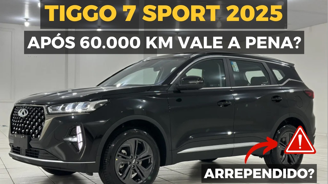 TIGGO 7 SPORT - TESTE DE LONGA DURAÇÃO - APÓS 60 MIL KM ESTOU ARREPENDIDO? Opnião de dono
