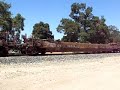 UP 4197 empty intermodal south