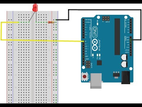 How to make the first project of arduino led on/off