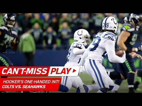Video: Malik Hooker's One-Handed INT & Sick Stiff Arm! | Can't-Miss Play | NFL Wk 4 Highlights