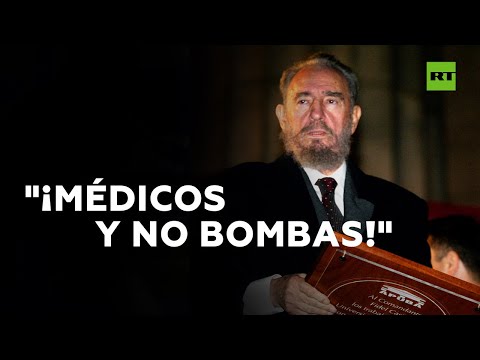 Discurso de Fidel Castro sobre los médicos cubanos que trabajan por el mundo - YouTube
