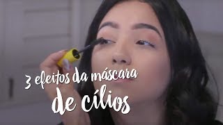 Beleza Express – 3 efeitos da máscara de cílios