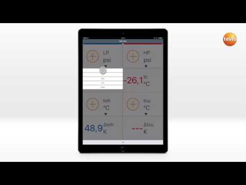 How To testo Smart Probes App. 05. Проведение измерений на холодильных системах