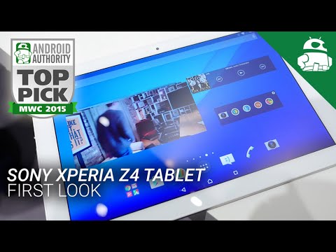 Sony Xperia Z4 Tablet First Look!