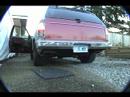 v8 custom blazer exguast, flow master 44 series