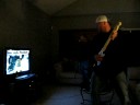 Two mid 30s drunks playing rock band