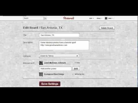 how to make a new board on pinterest
