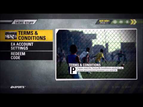 how to redeem code on fifa 13