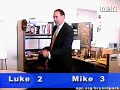 Huckabee Plays Ping Pong w/ Luke Burbank Huckabee Plays Ping Pong w/ Luke Burbank