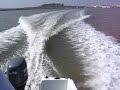 Sintiendo la velocidad del barquito