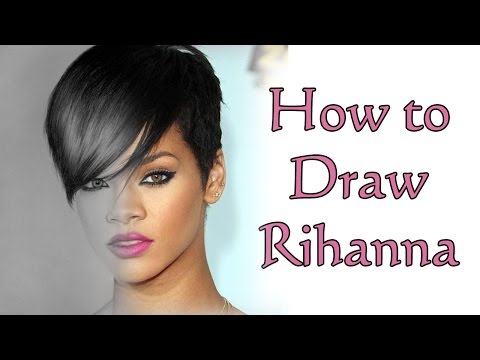 how to draw rihanna