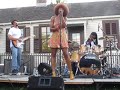 N'Dambi teases the crowd with her hit song 