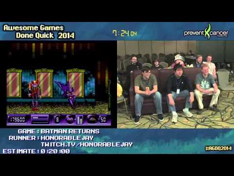 Batman Returns Live SPEED RUN ::