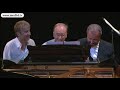 Shchedrin Humoreske Dmitry Sitkovetsky, Rodion Shchedrin, Jean-Yves Thibaudet, piano Joshua Bell, bell & gong Mischa Maisky, whistle & percussion Evgeny Kissin, horn Excerpt from a live concert on medici.tv, from the Verbier Festival - 27 July 2009 directed by Philippe Béziat