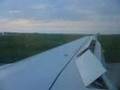 Air France A318 landing at Lyon Saint-Exupéry Airport