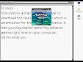 How To Download A GBA Emulator (Visual Boy Advance)