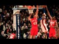 Humphries denies Melo at the rim!