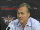 suns head coach mike d'antoni and president of basketball operations steve kerr comment about acquiring 14-time all-star center shaquille o'neal in a press conference on wednesday, feb. 6.