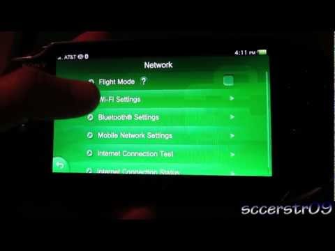 how to connect ps vita to at t