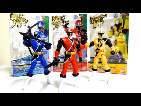 手裏剣戦隊ニンニンジャー ニンニンアクションシリーズ 01〜03一気にレビューShuriken Sentai Ninninger Nin Nin Action Series 01〜03 review