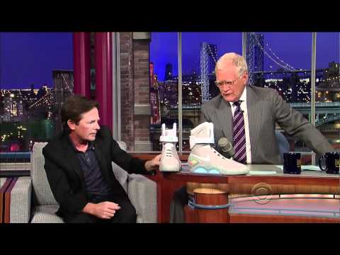 0 Michael J. Fox Talks Nike Mag On David Letterman
