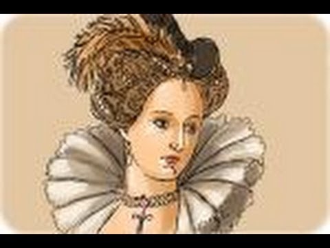 how to draw queen elizabeth i