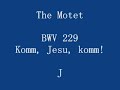 BWV 229 Komm Jesu, komm!