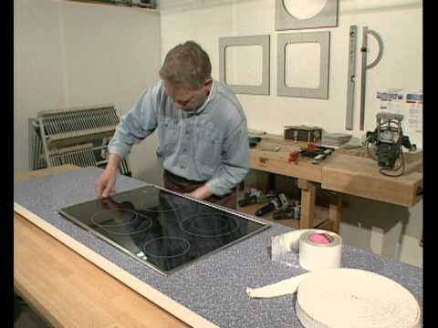 how to fit ceramic hob