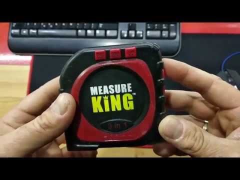 Measure King 3-in-1 Digital Tape Measure String Mode Sonic Mode and Roller Mode