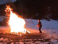 Fire jumping a mod sled 800