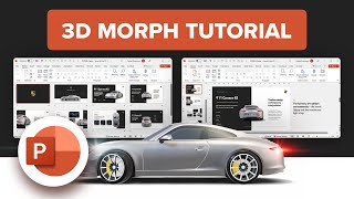 PowerPoint Tutorial: 3D ✨ Porsche animation and 