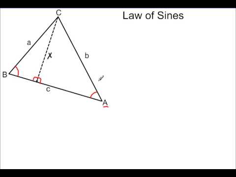 how to prove the law of sines