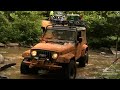 Mud-spewing Jeep off-road action! Mud-spewing Jeep off-road action!