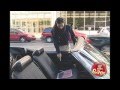 Skjult kamera * Fuld mand br�kker sig i cabriolet