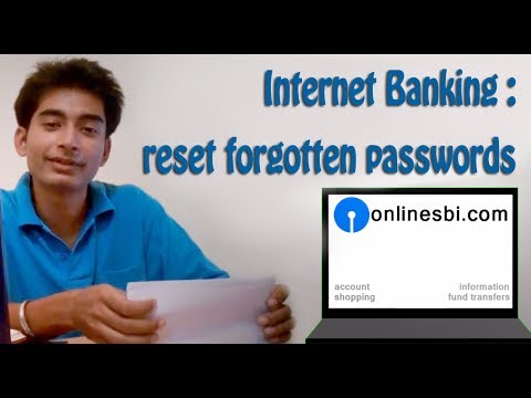 how to recover sbi profile password