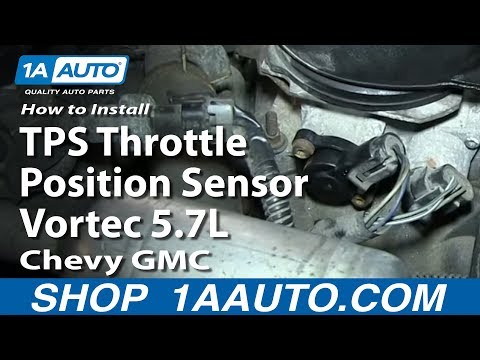 How To Install Replace TPS Throttle Position Sensor Vortec 5.7L Chevy GMC