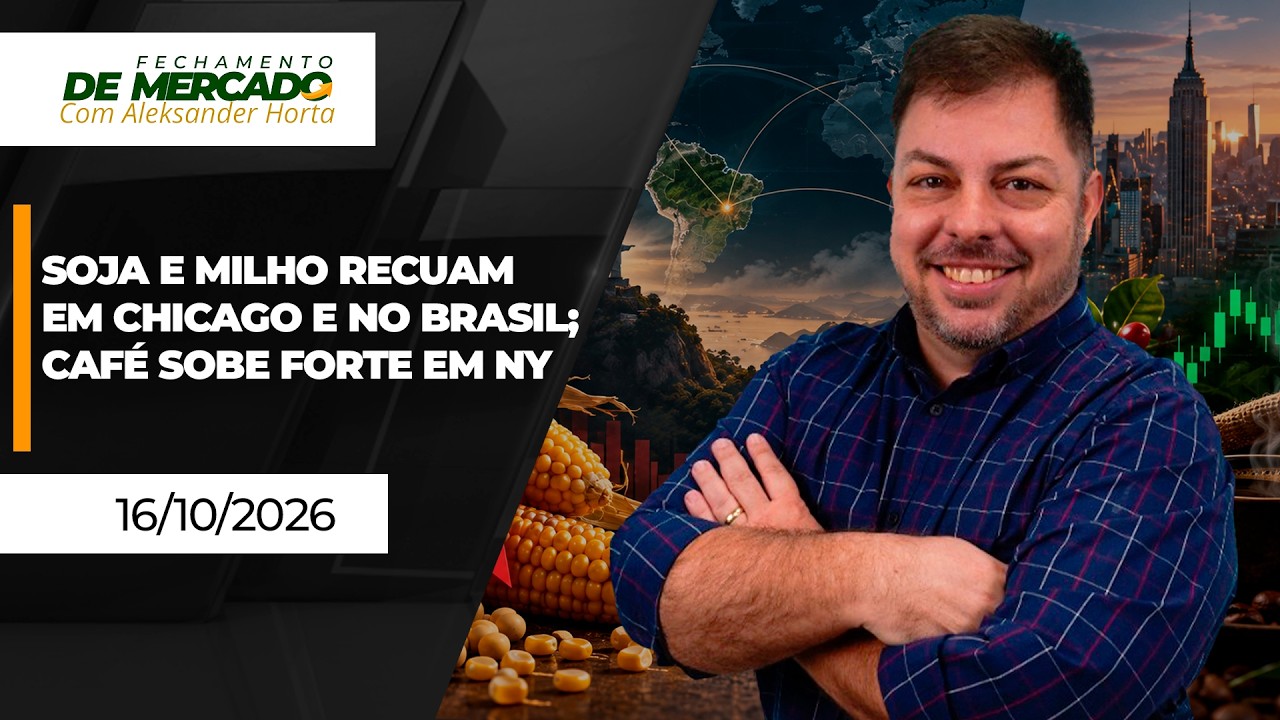 FECHAMENTO DE MERCADO - Soja e milho recuam em Chicago e no Brasil; café sobe forte em NY