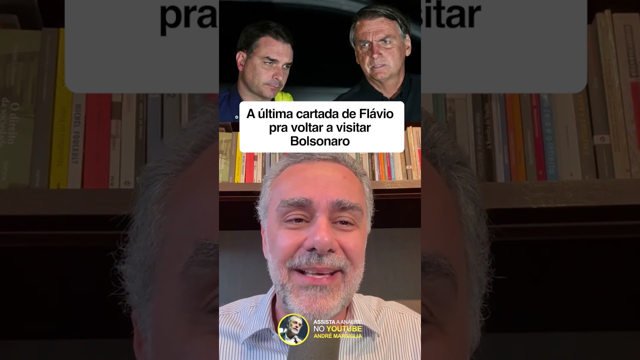 🚨 A última cartada de Flávio pra voltar a visitar Bolsonaro