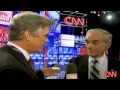 Ron Paul speaks to CNN's John Roberts after debate - politely complains about having been ignored for the first 35 minutes