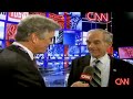 Ron Paul talks to CNNs John Roberts after debate
