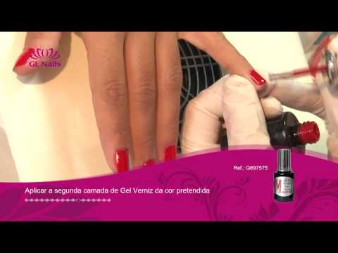 GLNAILS -- Aplicação de gel verniz de cor.wmv