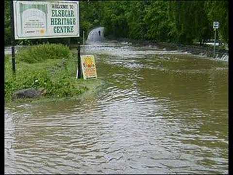 Sheffield flood 2007.  Yorkshire floods