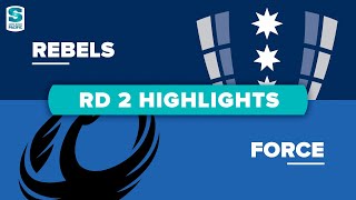 Rebels v Western Force Rd.2 2022 Super rugby Pacific video highlights
