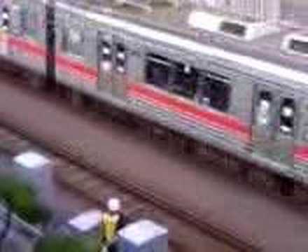 東急多摩川線の保線員